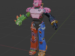 Mecha Team Leader - Fortnite 3D Model
