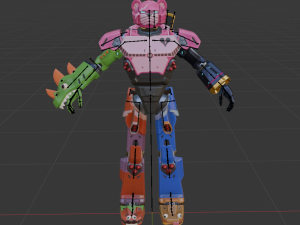 Mecha Team Leader - Fortnite 3D Модель