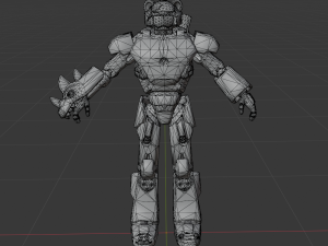 Mecha Team Leader - Fortnite 3D Модель
