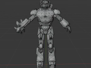 Mecha Team Leader - Fortnite 3D Model