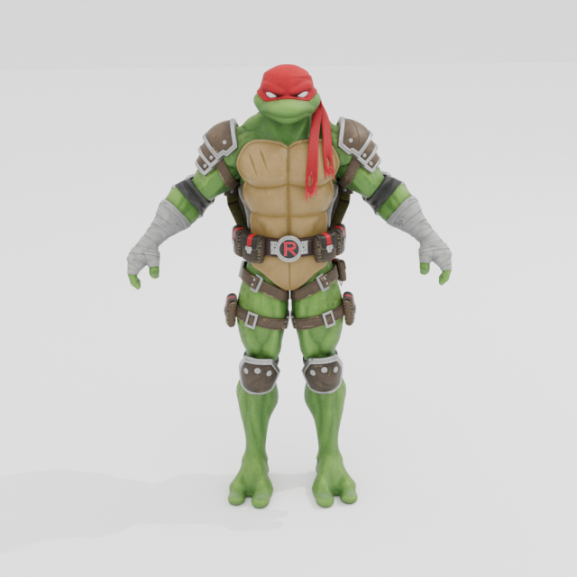 Raphael - Fortnite 3D Model .c4d .max .obj .3ds .fbx .stl .blend 