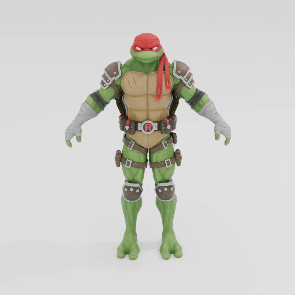 Raphael - Fortnite 3D Model .c4d .max .obj .3ds .fbx .stl .blend 