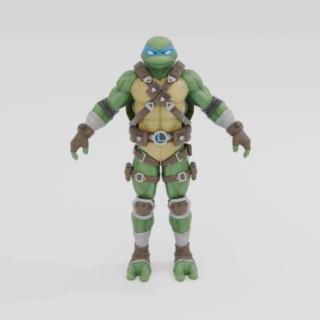 Leonardo - Fortnite 3D 模型 .c4d .max .obj .3ds .fbx .stl .blend 
