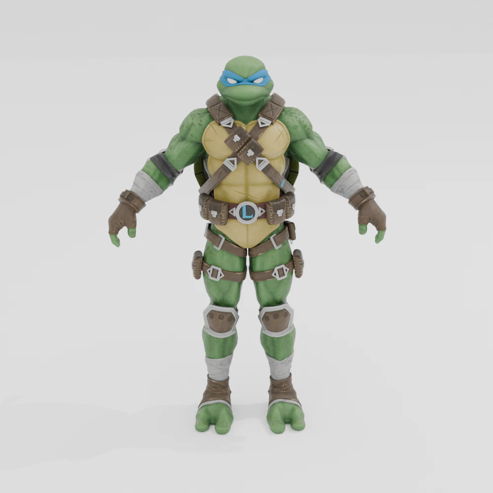 Leonardo - Fortnite 3D Model .c4d .max .obj .3ds .fbx .stl .blend 