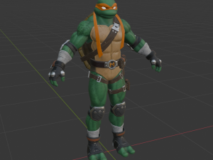 Michelangelo - Fortnite Modelo 3D