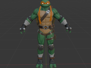 Michelangelo - Fortnite Modelo 3D