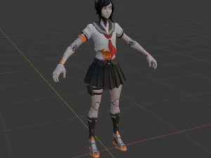 Tsuki- Fortnite 3D Model