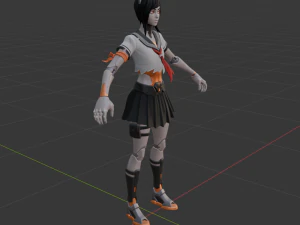 Tsuki- Fortnite 3D Model