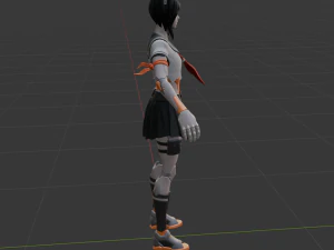 Tsuki- Fortnite 3D Model