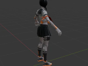 Tsuki- Fortnite 3D Model