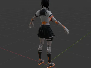 Tsuki- Fortnite 3D Model