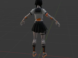 Tsuki- Fortnite 3D Model