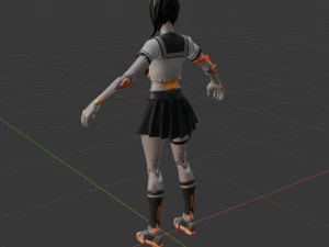 Tsuki- Fortnite 3D Model