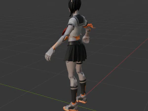 Tsuki- Fortnite 3D Model