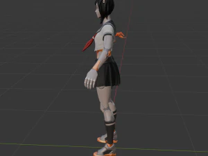 Tsuki- Fortnite 3D Model
