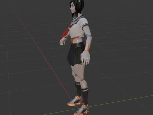 Tsuki- Fortnite 3D Model