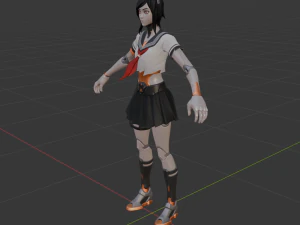 Tsuki- Fortnite 3D Model