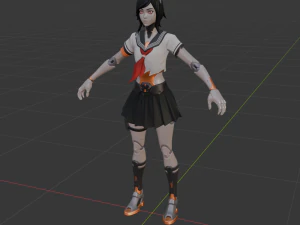 Tsuki- Fortnite 3D Model