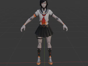 Tsuki- Fortnite 3D Model