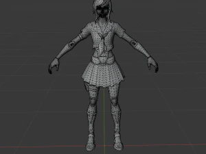 Tsuki- Fortnite 3D Model