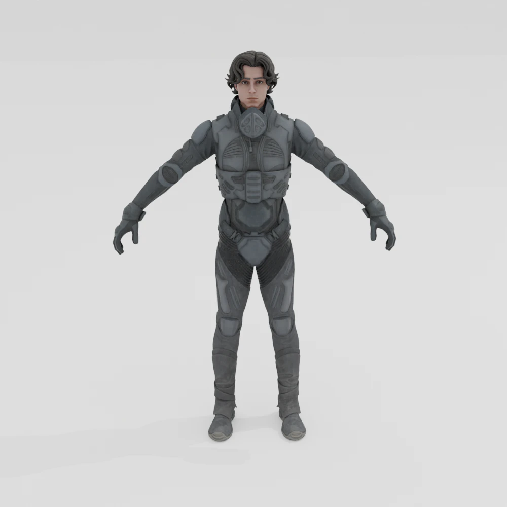 Paul Atreides - Fortnite 3D Model .c4d .max .obj .3ds .fbx .stl .blend