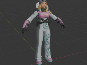 Chloe Kim - Fortnite 3D 模型