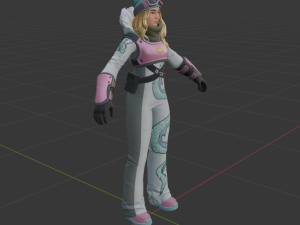 Chloe Kim - Fortnite 3D 模型