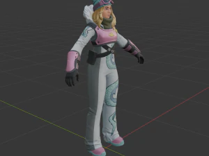Chloe Kim - Fortnite 3D Model