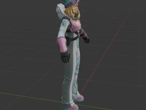 Chloe Kim - Fortnite 3D Model