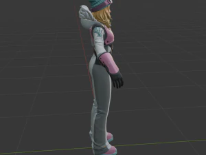 Chloe Kim - Fortnite 3D Model
