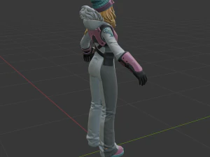 Chloe Kim - Fortnite 3D Model