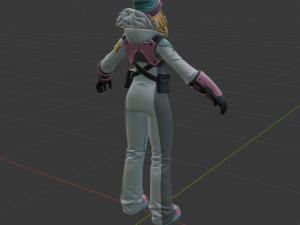 Chloe Kim - Fortnite 3D 模型