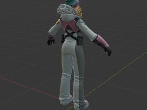 Chloe Kim - Fortnite 3D Model