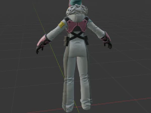 Chloe Kim - Fortnite 3D Model