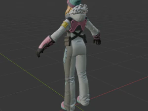 Chloe Kim - Fortnite 3D Model