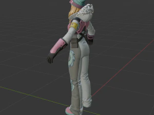 Chloe Kim - Fortnite 3D Model