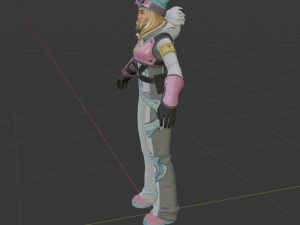 Chloe Kim - Fortnite 3D 模型
