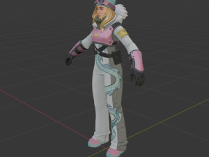 Chloe Kim - Fortnite 3D 模型