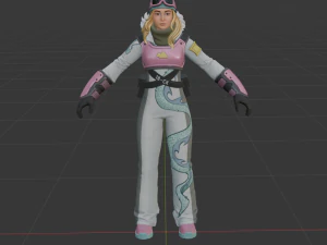 Chloe Kim - Fortnite 3D Model