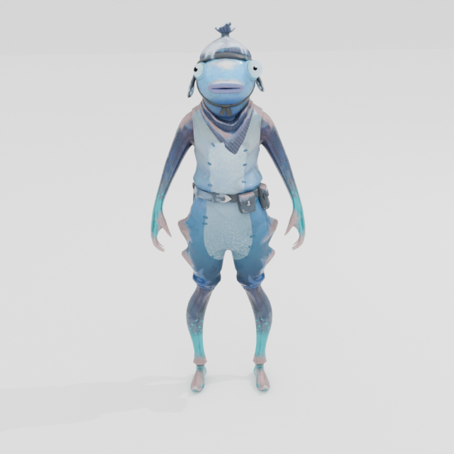 Frozen Fishsticks - Fortnite Modelo 3D .c4d .max .obj .3ds .fbx .stl .blend 