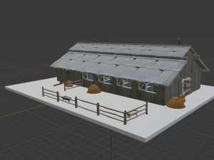 Stables - Fortnite 3D मॉडल