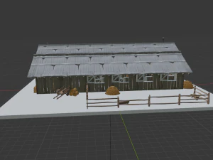 Stables - Fortnite 3D Model