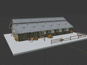 Stables - Fortnite 3D मॉडल