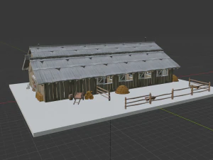 Stables - Fortnite 3D Model