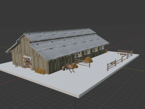 Stables - Fortnite 3D मॉडल