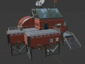 Comms Station - Fortnite 3D 모델