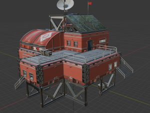 Comms Station - Fortnite 3D 모델