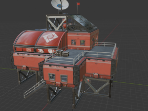 Comms Station - Fortnite 3D 모델