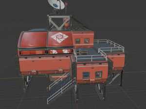 Comms Station - Fortnite 3D 모델