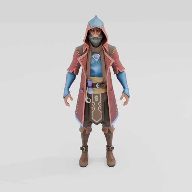 Castor - Fortnite Modelo 3D .c4d .max .obj .3ds .fbx .stl .blend 